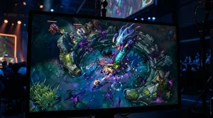 Equipo de League of Legends luchando por el Barón Nashor en la grieta del invocador